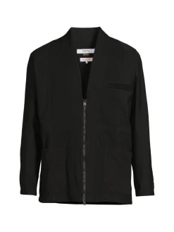 FDMTL Coats & Jackets|V Neck Jacket Black
