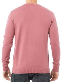X Ray Sweaters|V Neck Sweater Dusty Mauve