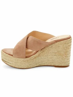 L'AGENCE Valetta Leather Espadrille Sandals