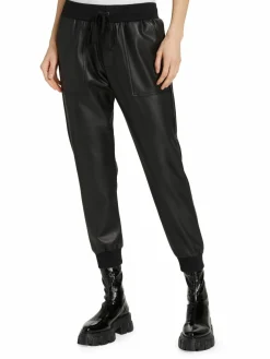 Women Splendid Vegan Leather Joggers