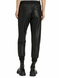 Women Splendid Vegan Leather Joggers
