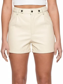 Women Eleven Paris Vegan Leather Shorts
