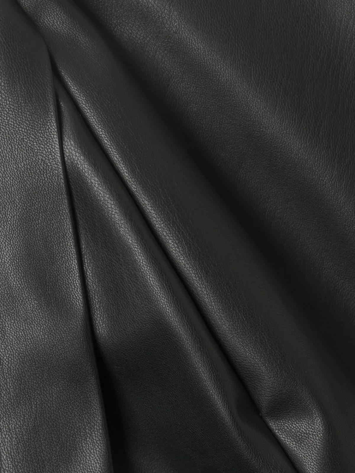 Women Donna Karan Vintage Glam Faux Leather Knee Skirt