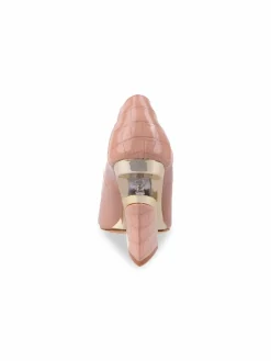 Ninety Union Viper Croc-Embossed Pumps