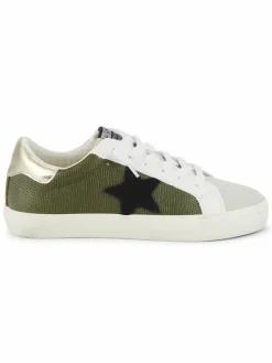 Vintage Havana Vixy Snake Embossed Mix Media Sneakers
