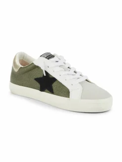 Vintage Havana Vixy Snake Embossed Mix Media Sneakers