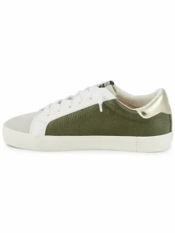 Vintage Havana Vixy Snake Embossed Mix Media Sneakers
