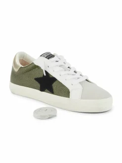 Vintage Havana Vixy Snake Embossed Mix Media Sneakers
