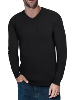 X Ray Sweaters|V-Neck Sweater Black