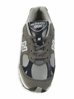 New Balance W991 Mesh Sneakers