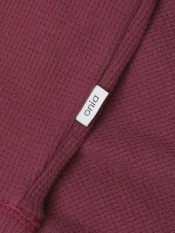 Onia Sweatshirts & Hoodies|Waffle Cotton Button Hoodie