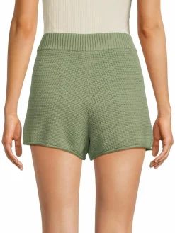 Women Onia Waffle Knit Drawstring Shorts