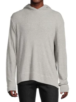 French Connection Sweatshirts & Hoodies|Waffle Knit Pullover Hoodie
