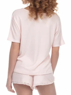 Women Honeydew Intimates Wake Me Up 2-Piece Shorty Pajama Set