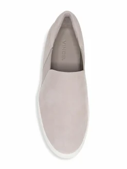 Vince Warren Suede Slip On Platform Sneakers
