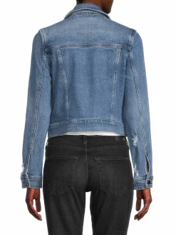 Women Joe's Jeans Washed Cropped Demin Jacket