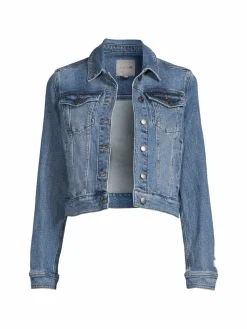 Women Joe's Jeans Washed Cropped Demin Jacket