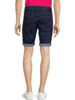 G-Star RAW Shorts|Washed Slim Fit Denim Shorts Blue