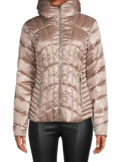 Women Karl Lagerfeld Paris Water Resistant Puffer Jacket