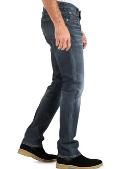 Stitch Jeans|Whiskered Slim Fit Jeans Gardiner Blue