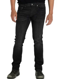 Stitch Jeans|Whiskered Slim Fit Jeans