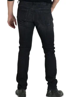 Stitch Jeans|Whiskered Slim Fit Jeans