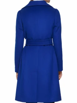 Women Karl Lagerfeld Paris Wide Collar Wool Coat