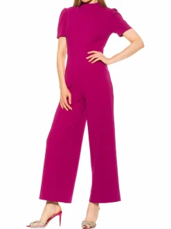 Women Alexia Admor Willow Wide Leg Jumpsuit