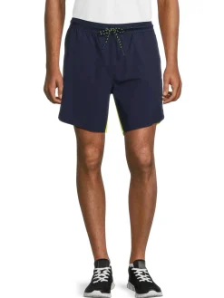Greyson Shorts|Wolf Colorblock Running Shorts Radium