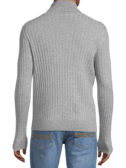 Malo Sweaters|Wool & C Mere Turtleneck Sweater Ash