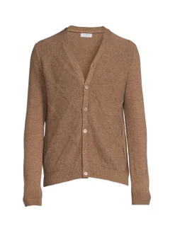 Malo Sweaters|Wool & Cashmere Cardigan Nogal