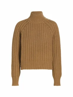 Women Vince Wool & Cashmere Turtleneck Sweater