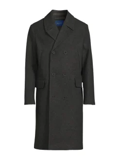 Cole Haan Coats & Jackets|Wool Blend Double Breasted Trench Coat