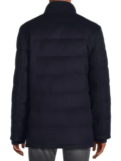Cole Haan Coats & Jackets|Wool Blend Down Jacket