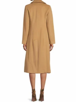 Women Sofia Cashmere Wool Blend Overcoat