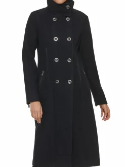 Women Guess Wool Blend Peacoat