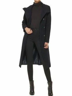 Women Guess Wool Blend Peacoat