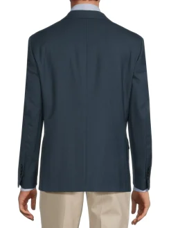 Tallia Blazers & Sportcoats|Wool Blend Single Breasted Blazer Dark Teal