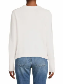 Women Vince Wool Blend V Neck Sweater