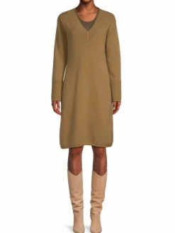 Women Vince Wool Cashmere Blend Sweater Dress