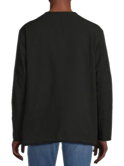 Sage de Cret Coats & Jackets|Wool Lined Bomber Jacket Black