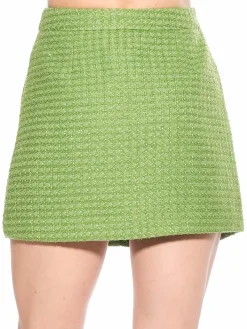 Women Alexia Admor Wrenley Tweed Mini Skirt