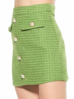 Women Alexia Admor Wrenley Tweed Mini Skirt