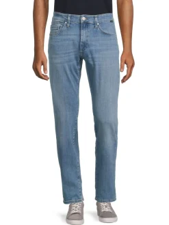 Mavi Jeans|Zach Brushed Straight Leg Jeans Light Wash