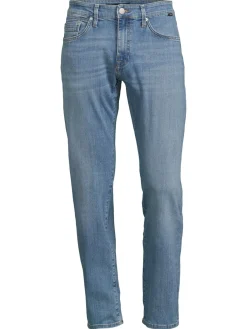 Mavi Jeans|Zach Brushed Straight Leg Jeans Light Wash
