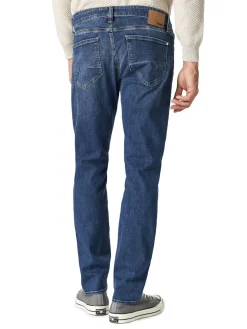 Mavi Jeans|Zach High Rise Straight Leg Jeans Dark Brush Blue