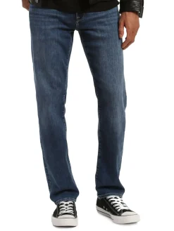 Mavi Jeans|Zach High Rise Straight Leg Jeans Dark Brush Blue