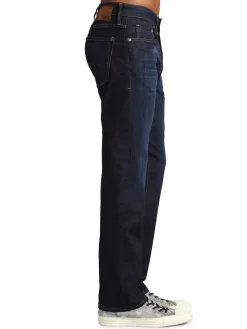 Mavi Jeans|Zach Seattle High Rise Straight Leg Jeans Rinse Brush Blue