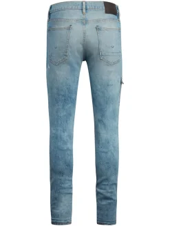 Hudson Jeans|Zack Side Zip Skinny Jeans Blue