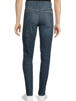 Hudson Jeans|Zane High Rise Distressed Knee Skinny Jeans Blue